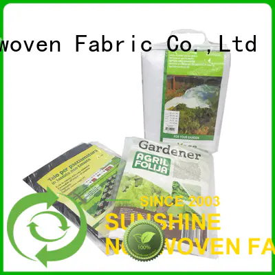Sunshine convenient weed control fabric wholesale for farm