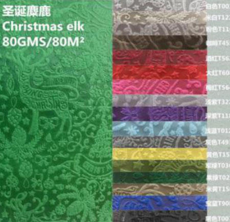 Sunshine christmas non woven embossing manufacturer for tablecloth-8