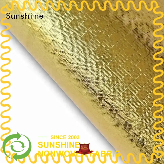 Sunshine durable laminated fabric with good price for hospital