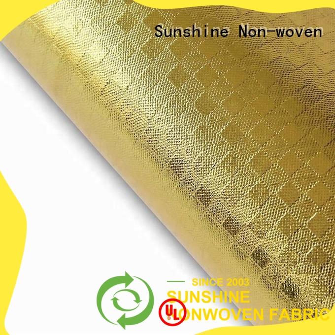 Sunshine laminated non woven fabric with good price for bedsheet