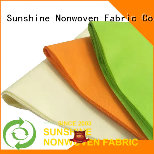 Sunshine spunbonded polypropylene spunbond nonwoven fabric factory for wrapping