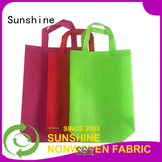 Sunshine non woven carry bags factory for bed sheet