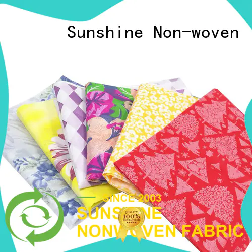 Sunshine virgin non woven bag printing series for table