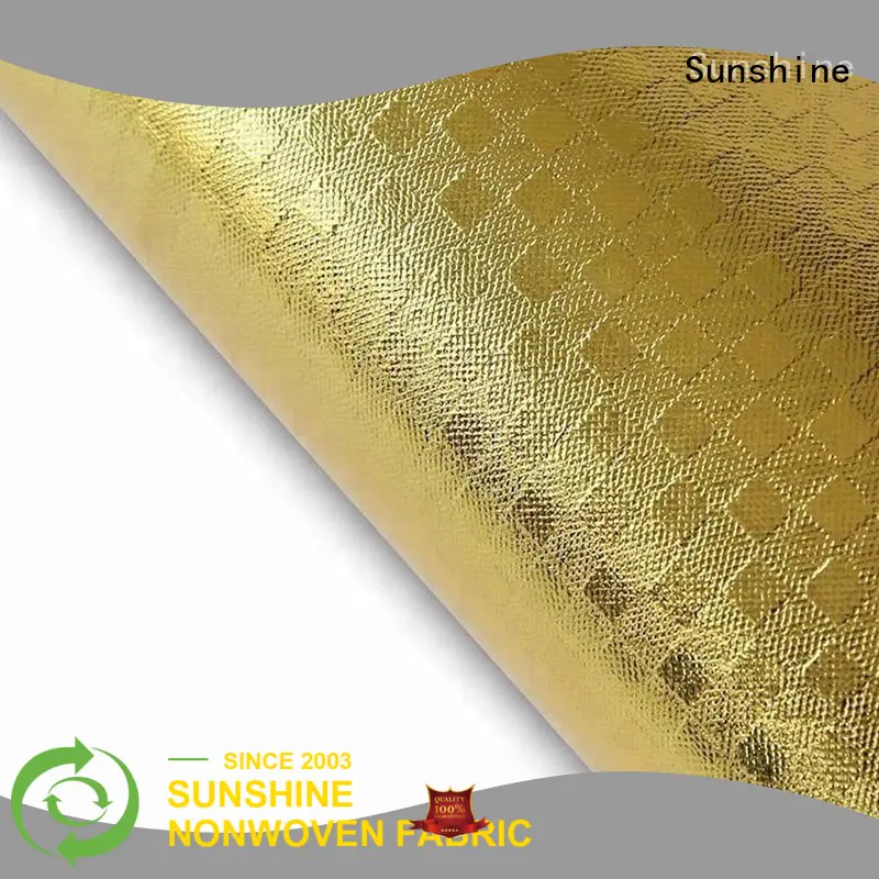 Sunshine laminated fabric inquire now for bedsheet