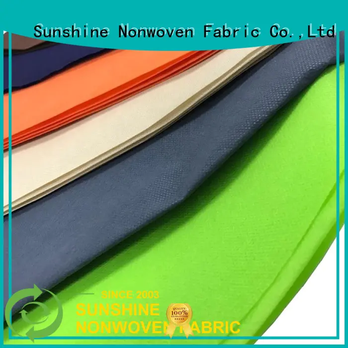 Sunshine comfortable polypropylene spunbond nonwoven fabric wholesale for shop
