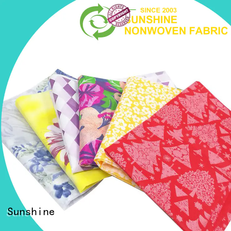 Sunshine banquet non woven bag printing directly sale for covers