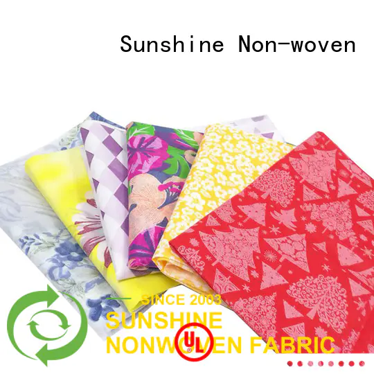 Sunshine colorful non woven bag printing for bedding