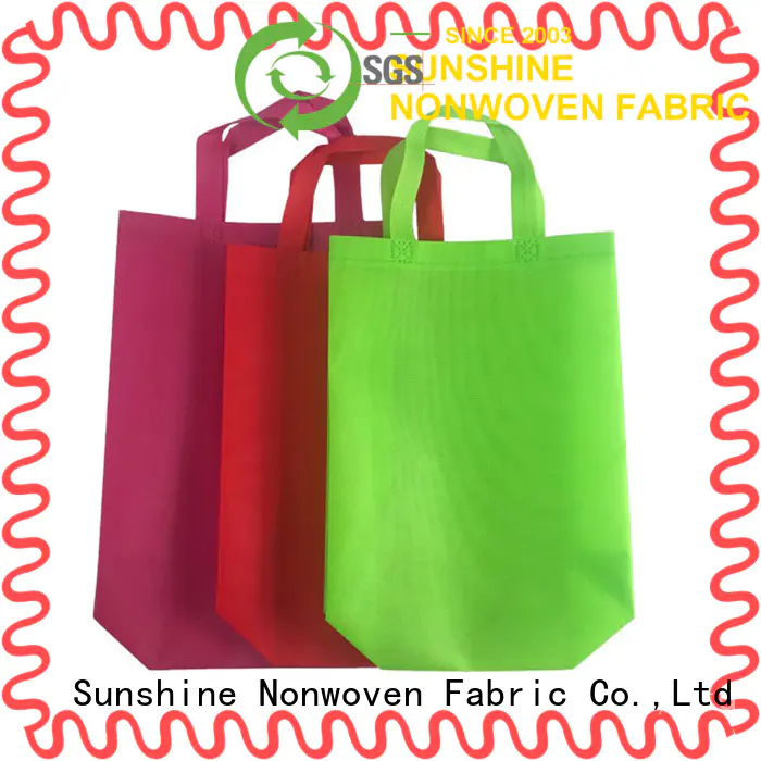 Sunshine disposable non woven carry bags factory for bedroom
