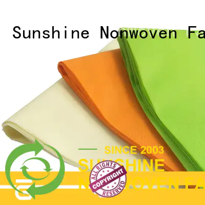 Sunshine bright spunbond polypropylene fabric factory for packaging