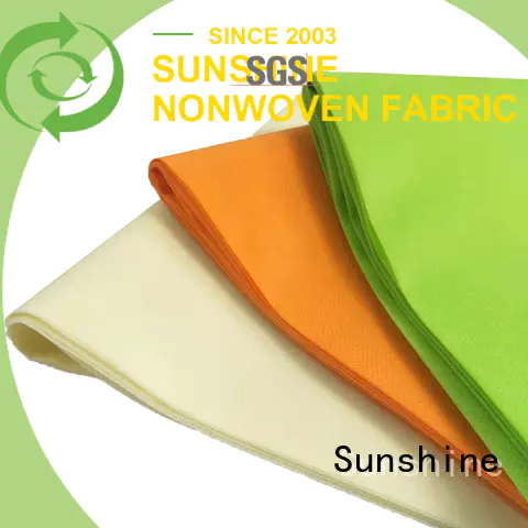 Sunshine colorful pp spunbond nonwoven series for packaging
