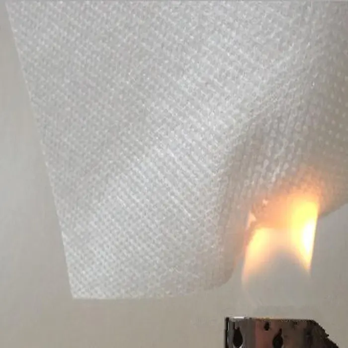 Sunshine embossed flame retardant fabric factory price for shopping bag