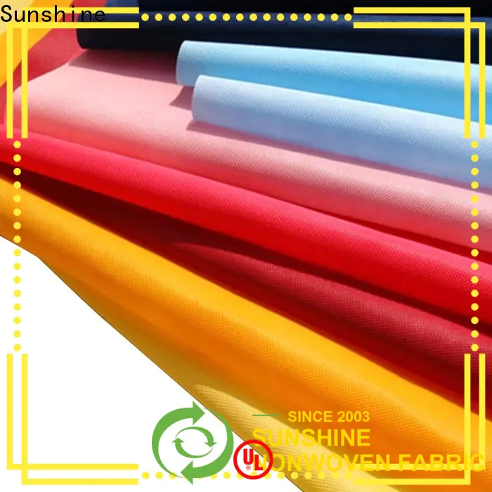Sunshine spunbond non woven cloth supplier for shopping bag