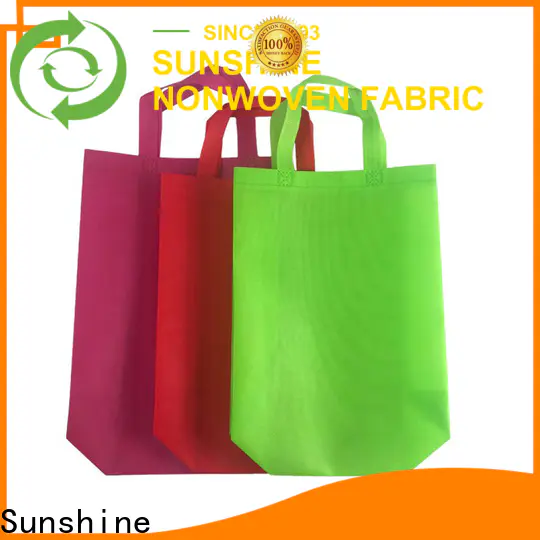 Sunshine single non woven carry bags factory for household