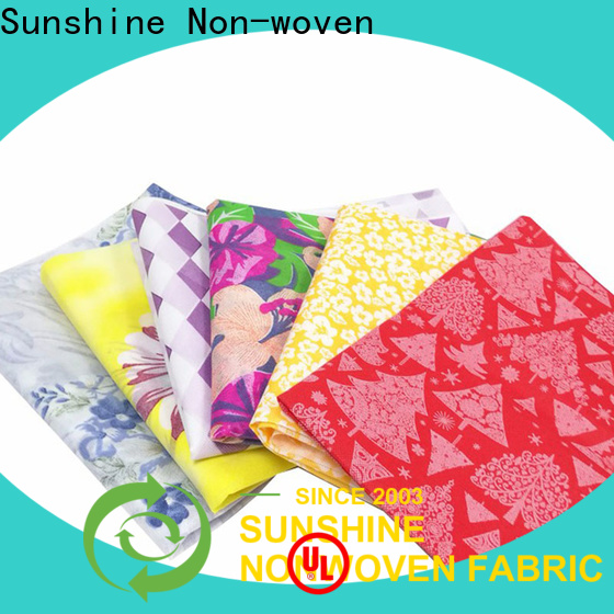Sunshine popular nonwoven printing factory for table