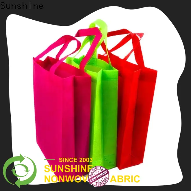 Sunshine waterproof non woven carry bags series for bed sheet