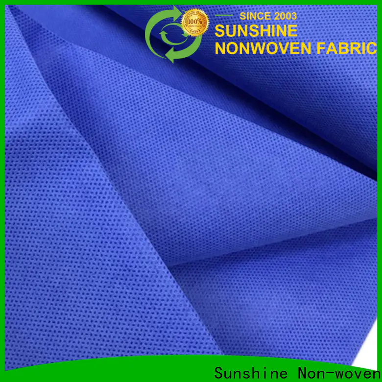 Sunshine medical ss non woven factory for bed sheet