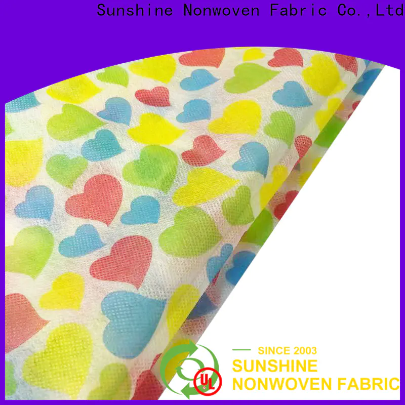 Sunshine polypropylene non woven bag printing wholesale for tablecloth