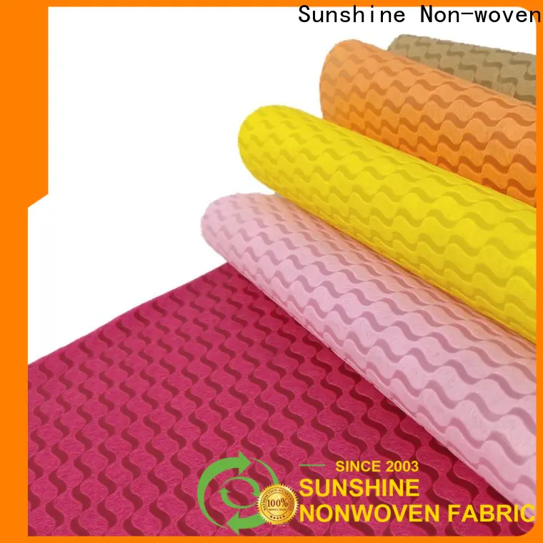 Sunshine soft embossed fabric manufacturer for tablecloth