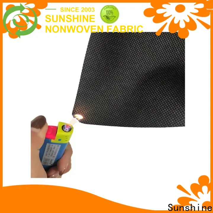 Sunshine pp fire retardant fabric supplier for shoes cover