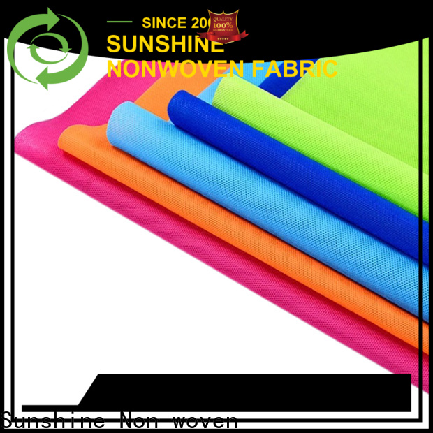 Sunshine quality non woven polyester fabric manufacturer for hotel