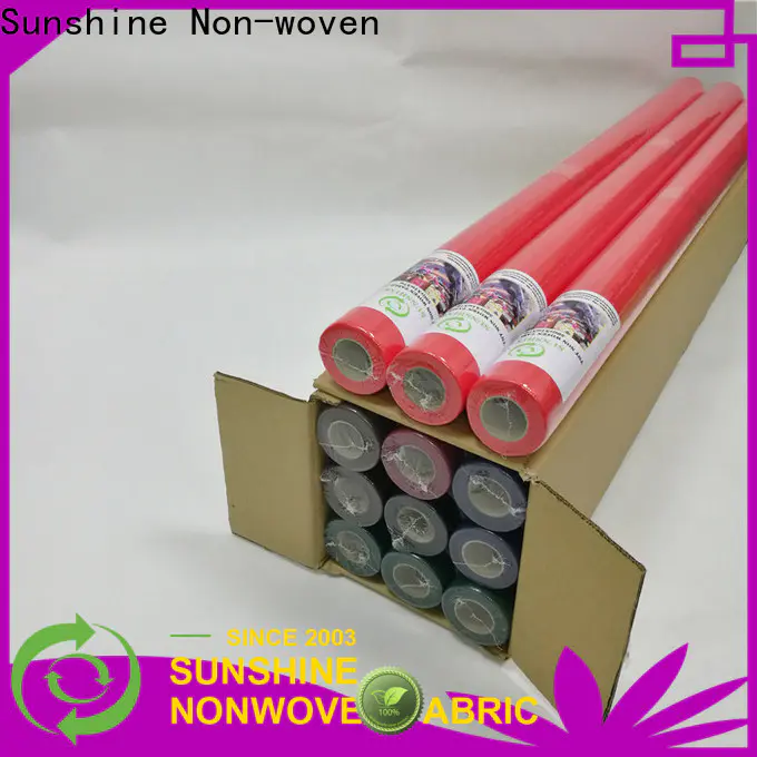 Sunshine cloth nonwoven table cloth directly sale for desk