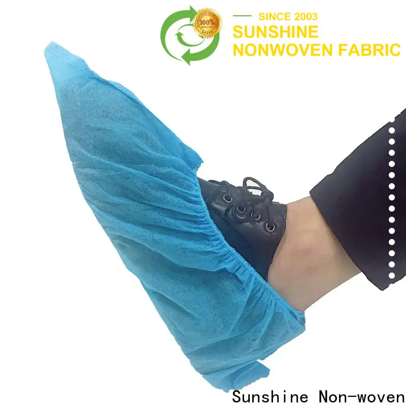 Sunshine nonwoven disposable shoe covers design for shoes