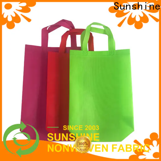 Sunshine disposable non woven shopping bag directly sale for home