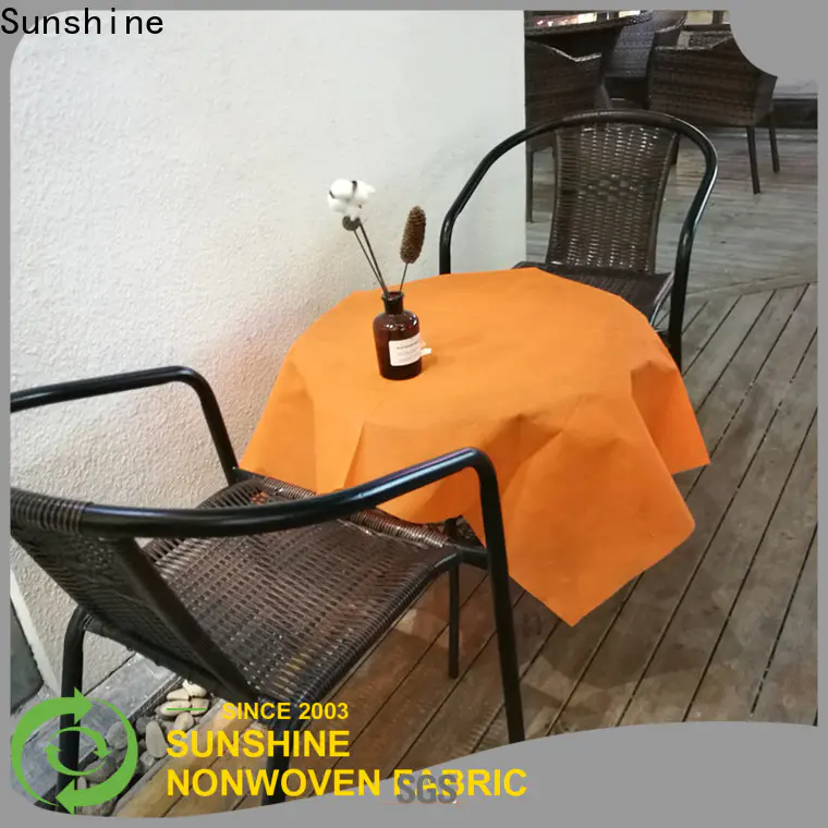 Sunshine spunbond nonwoven table cloth personalized for desk