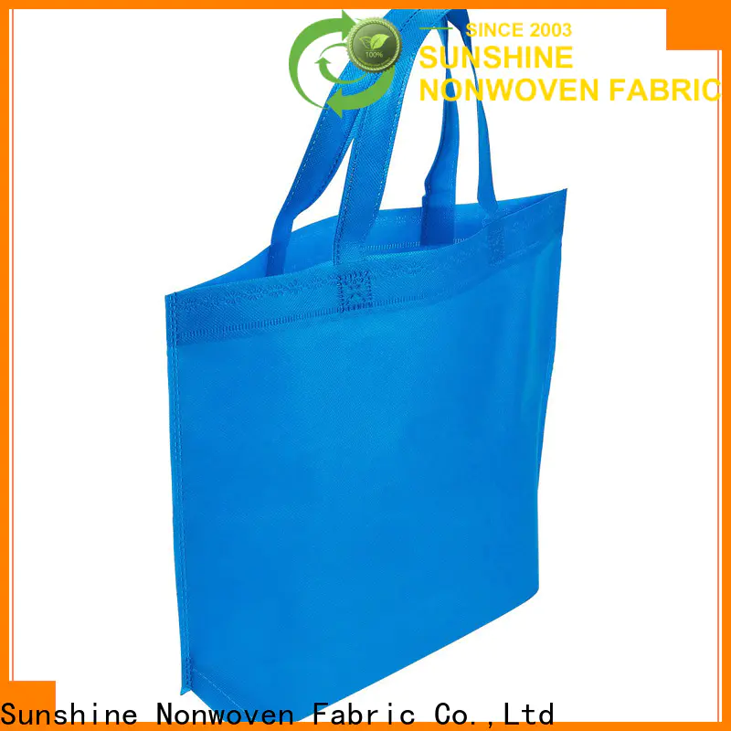 Sunshine cut non woven carry bags personalized for household