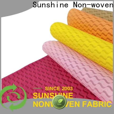 Sunshine package embossed fabric design for covers