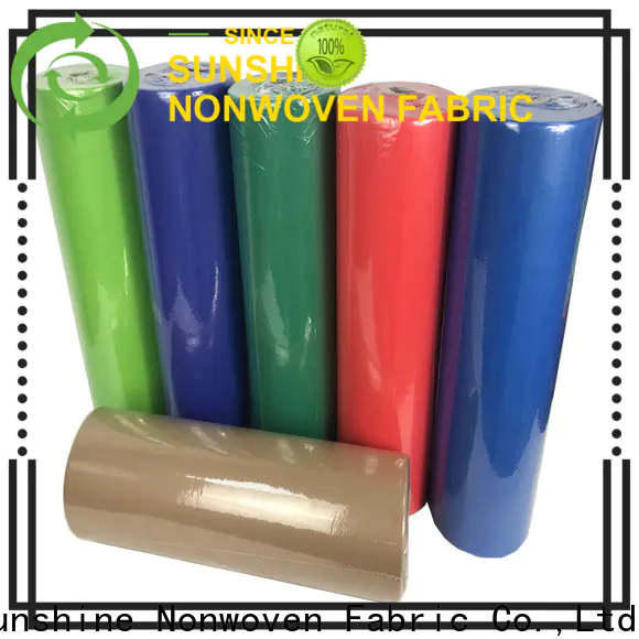 Sunshine colorful nonwoven table cloth directly sale for desk
