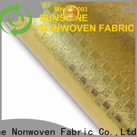 Sunshine disposable bpa free laminated fabric with good price for bedsheet