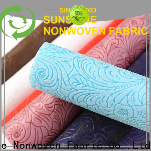 Sunshine medical embossed fabric manufacturer for covers