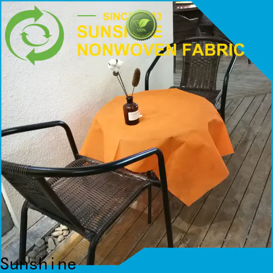 bright nonwoven table cloth sales directly sale for table