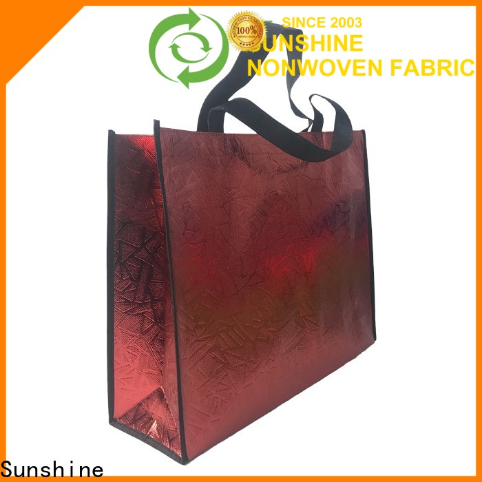 waterproof non woven shopping bag sewing wholesale for bedroom