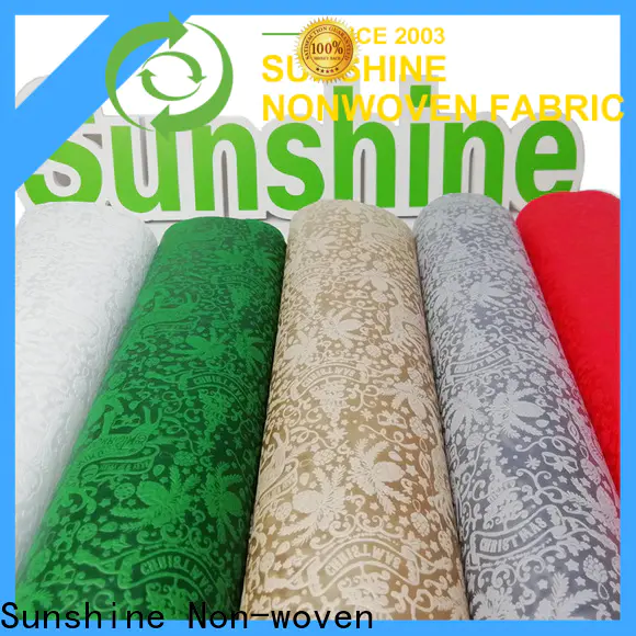 comfortable non woven embossing sale manufacturer for table