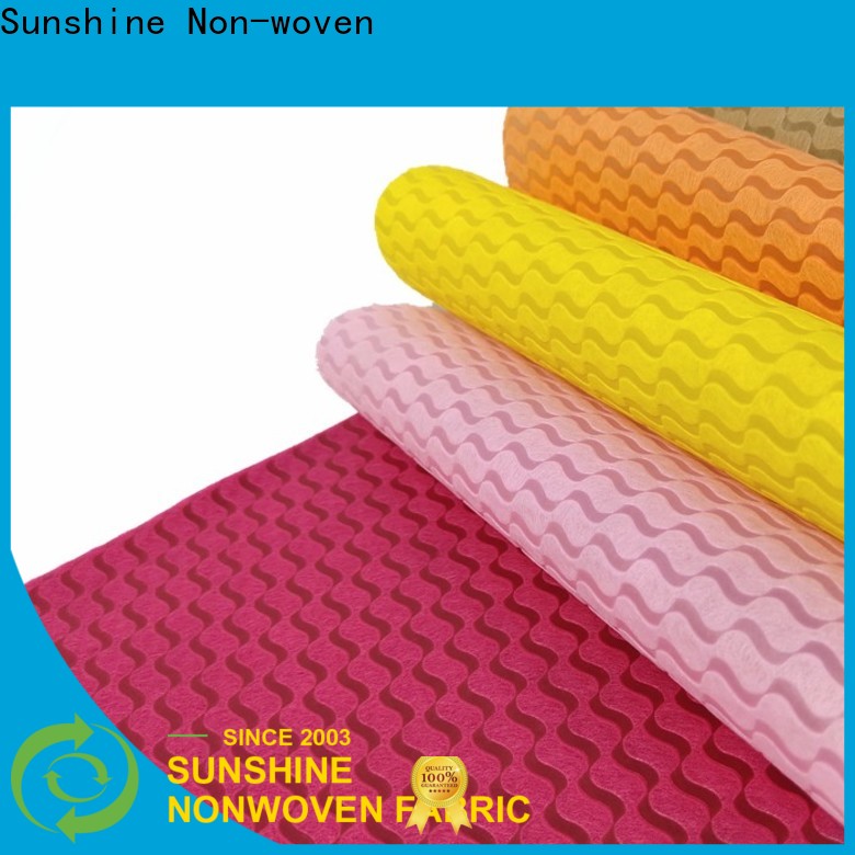 Sunshine tnt non woven embossing manufacturer for covers