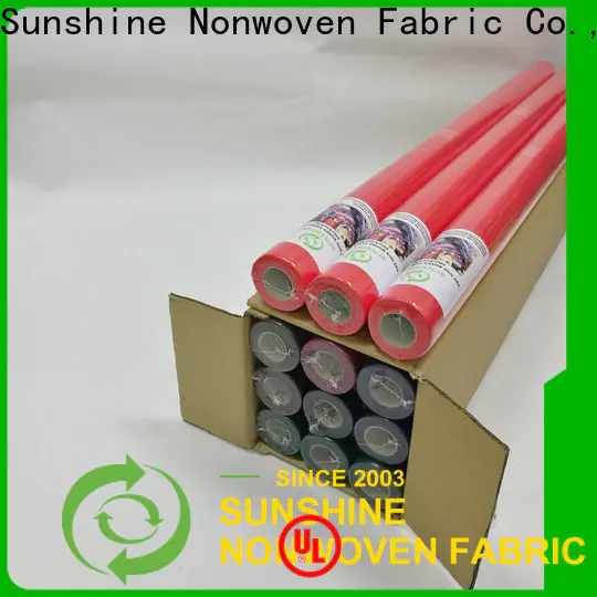 Sunshine spunbond nonwoven table cloth directly sale for table