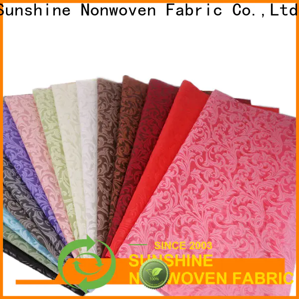 Sunshine medical non woven embossing manufacturer for covers