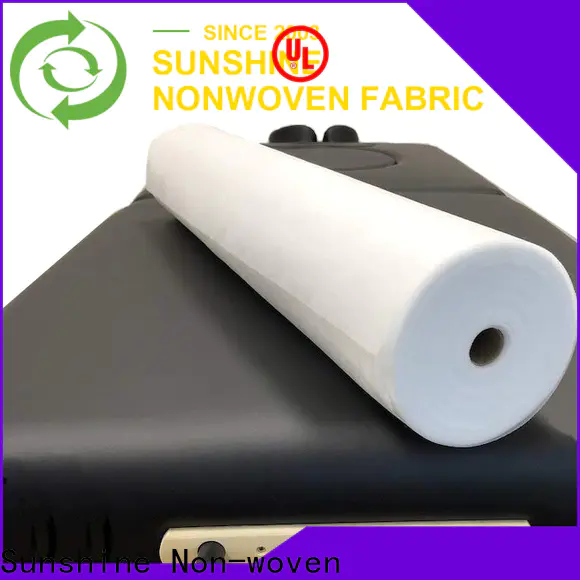 Sunshine bright disposable non woven bed sheet odm for bedding