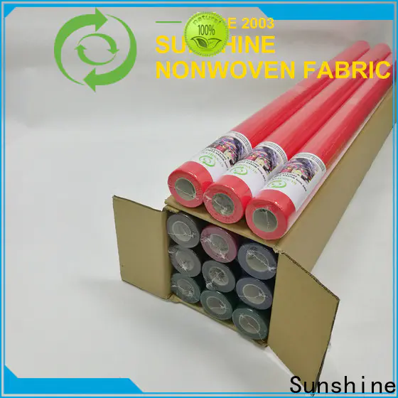 Sunshine quilting nonwoven table cloth wholesale for desk