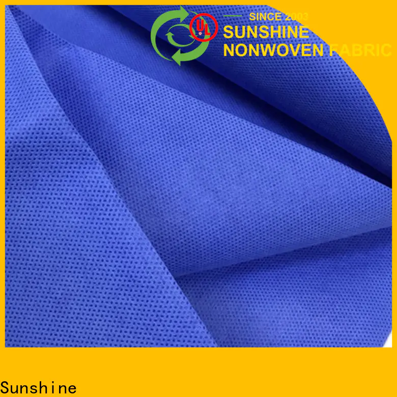 Sunshine colorful sms non woven factory for coat