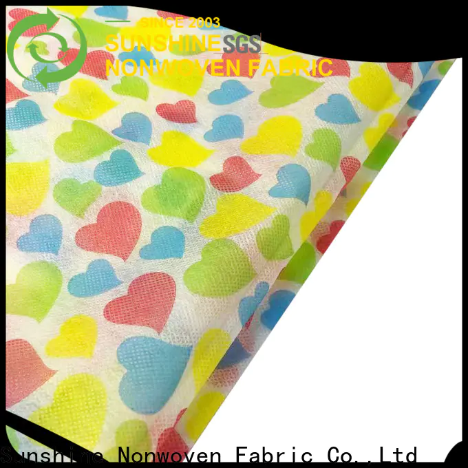 colorful nonwoven printing pp factory for tablecloth