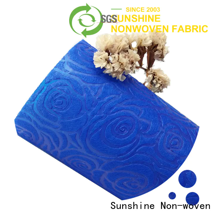 Sunshine pp non woven embossing with good price for table