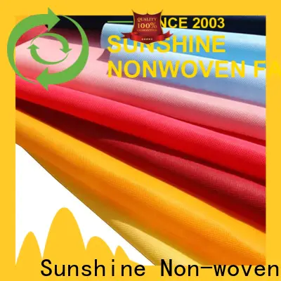 Sunshine polypropylene non woven fabric from China for table cover