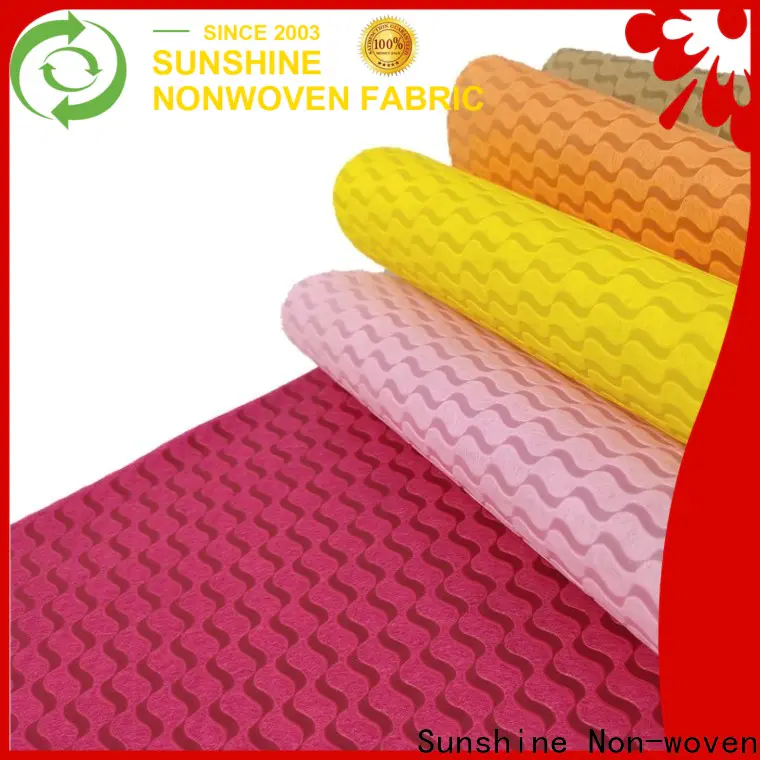 Sunshine sale non woven embossing manufacturer for covers