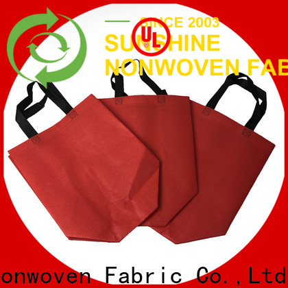 Sunshine waterproof non woven shopping bag factory for home