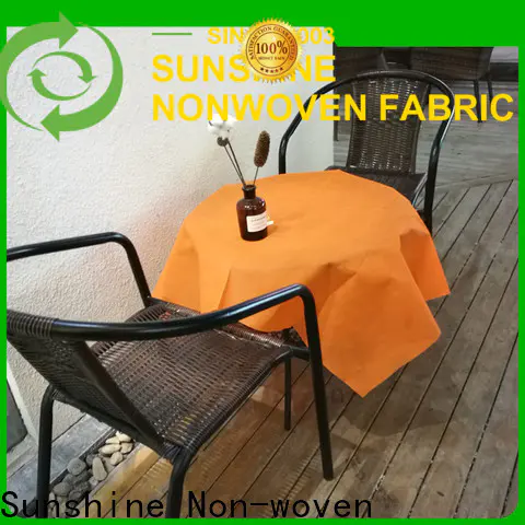 widely used non woven fabric tablecloth spunbond directly sale for table