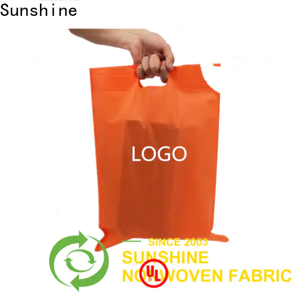 Sunshine shopping non woven carry bags factory for household