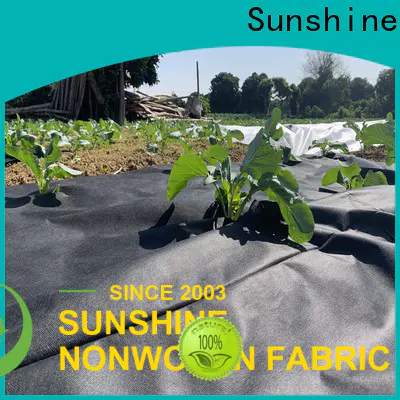 Sunshine woven weed control fabric personalized for farm